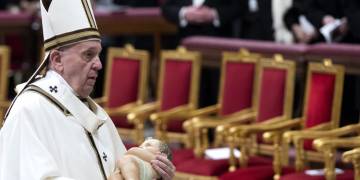 Pope Francis says God loves ‘even the worst of us’ during Christmas Eve mass