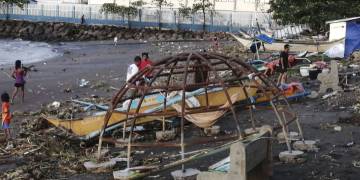 At least 20 dead after Typhoon Phanfone batters the Philippines during Christmas