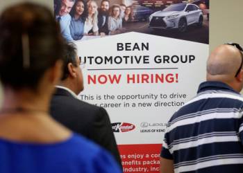Number of U.S. jobs drops 5.4%, cuts recorded for 2nd straight month