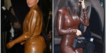The Lord Loves Latex? Kim K And Kourtney Wear Fetish Fabric For Sunday Service In Paris
