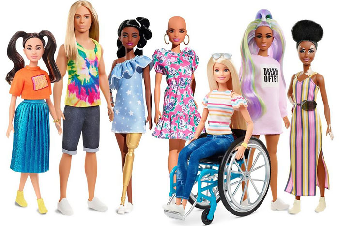 A New Range of Diverse Barbie Dolls includes Dolls with Vitiligo and a Prosthetic Limb