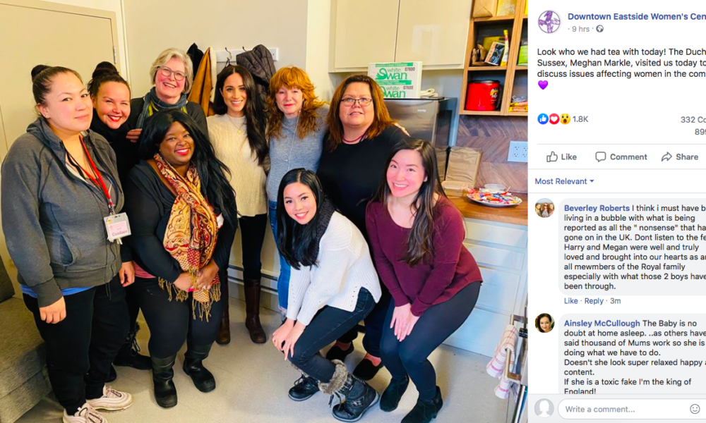 Meghan Markle makes First Appearance since announcing ‘Step Back’ from Royal Family