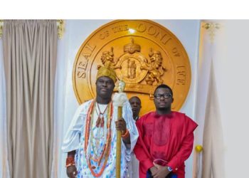 Sujimoto receives Royal Recognition & Award of Excellence from the Ooni of Ife