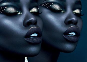 Olamide-El & Fatou Jobe Rock Futuristic Party Makeup In This Viral Vogue Arabia Feature | BN Style