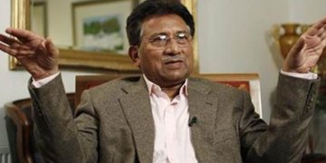 Protest outside Pak High Commission in UK against Musharraf's death penalty