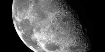 The moon is emitting carbon, raising questions about how it was formed
